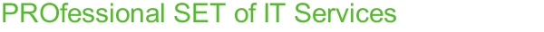 PROfessional SET of IT Services